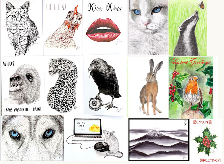A6 Art Greeting Cards A6 Art Greeting Cards